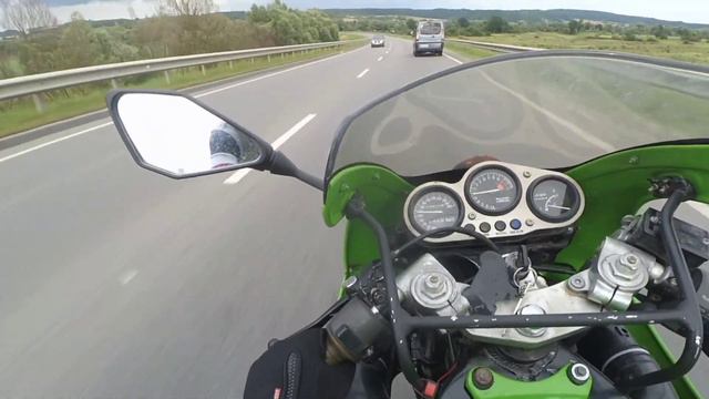 Прохват на Спортбайке! Безбашенная езда! #KAWASAKI смотреть онлайн