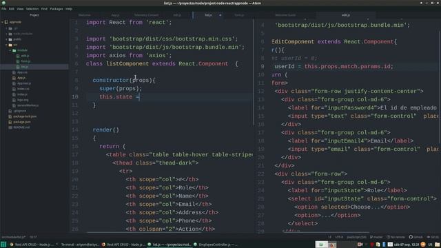 Rest API CRUD – Node.js + express + React.js + MySQL Part 4: Read смотреть онлайн