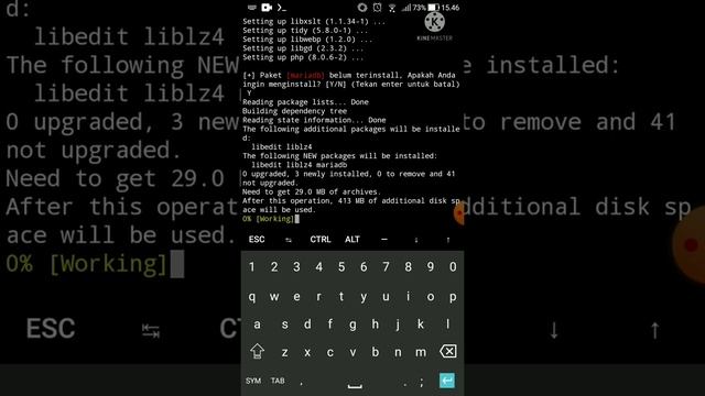 Memasang web server, php dan mysql di Android смотреть онлайн
