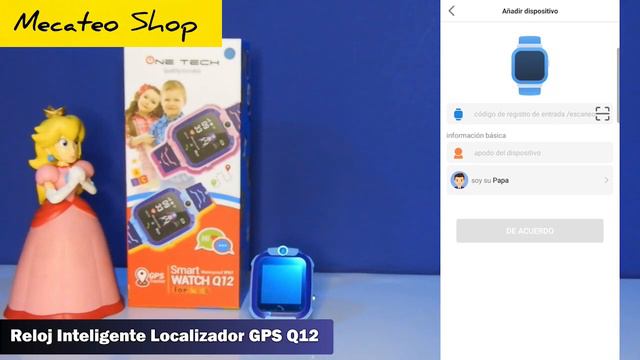 Configuración Smartwatch Q12. Ref sim que se inserta por el lado. смотреть онлайн