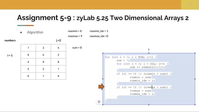 Java Array: summation of rows in Two dimensional Array смотреть онлайн