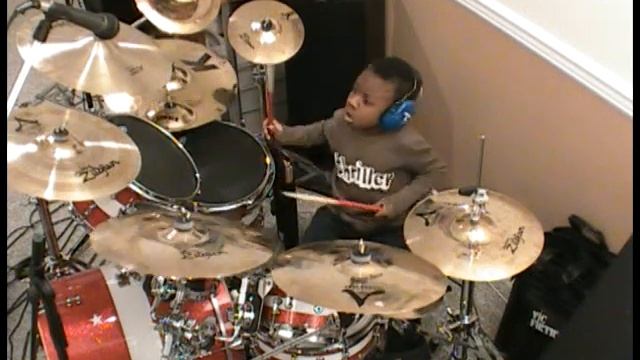 Dio - Rainbow in the Dark, 5 Year Old Drummer, Jonah Rocks смотреть онлайн
