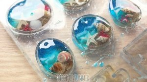 ?ЗАЛИВАЮ МОРЯ ИЗ СМОЛЫ/ ЭПОКСИДНАЯ СМОЛА И РАКУШКИ/ PIECE OF SUMMER ?