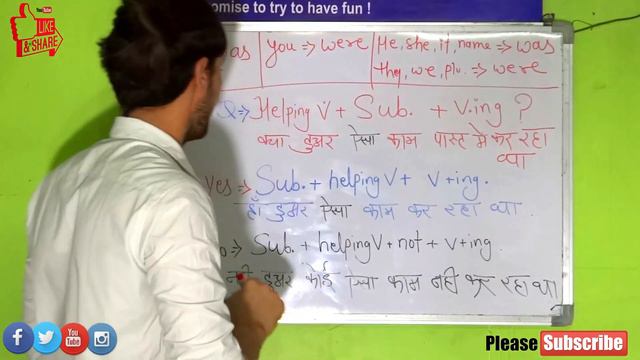 Past Continuous Tense | Part-5 | Was/Were | SameerSir смотреть онлайн