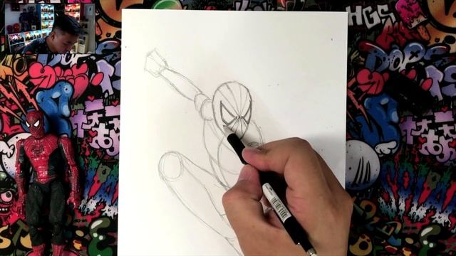 How To Draw SPIDER-MAN (Tobey Maguire) | Narrated Step-by-Step Tutorial