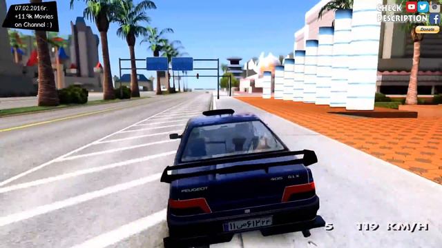 GTA San Andreas - Pegeout 405 Full Tuning EnRoMovies _REVIEW