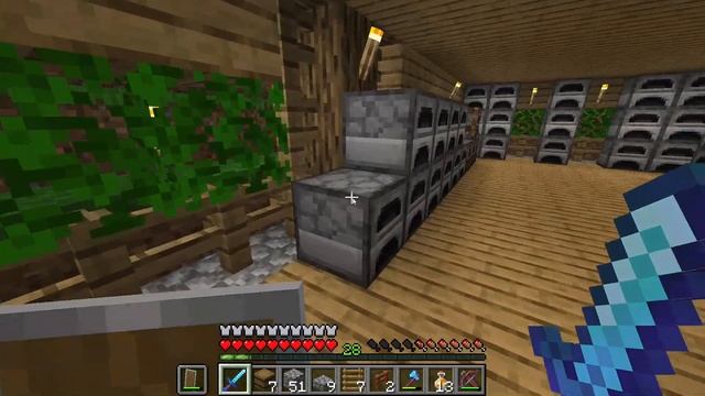Выживание в майнкрафт/Постройка бесконечных ферм#minecraft смотреть онлайн