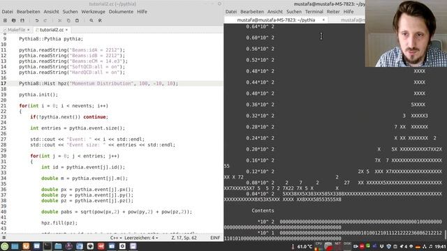 Pythia Tutorial 3: Creating Histograms with PyPlot смотреть онлайн