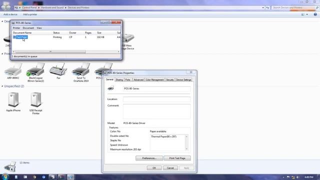 How to setup a thermal Receipt printer with Ethernet cable смотреть онлайн