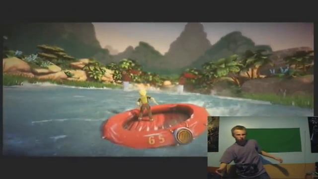 Kinect Adventures - River Rush (Live Action Gameplay) смотреть онлайн