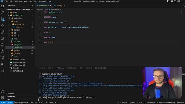Live reload em GO e Docker | Plataforma EAD #04 смотреть онлайн