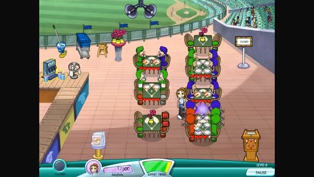 Diner Dash: Hometown Hero - Gameplay Part 8 (Level 8 to 9) Diner at Homerun Park смотреть онлайн