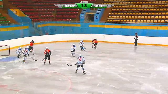 Хоккей вторая игра Шахтер - Рассвет смотреть онлайн