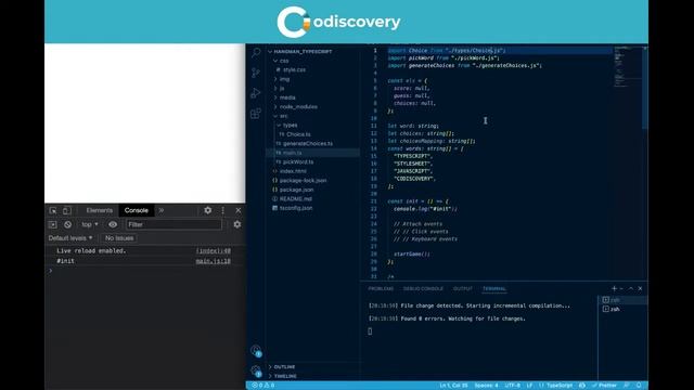 Coder le Pendu en HTML/CSS et TypeScript смотреть онлайн