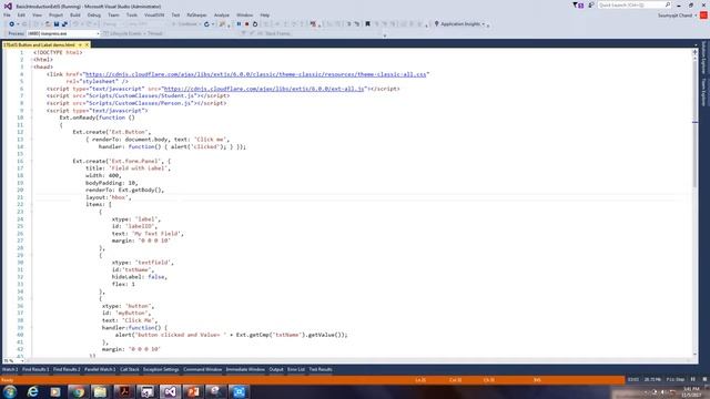 How to use extjs label and button xtypes in extjs смотреть онлайн