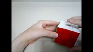 Поворот центра кубика Рубика 3х3