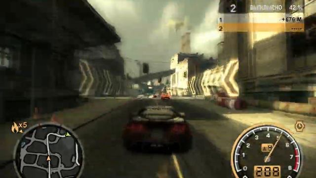 Need for Speed Most Wanted 2005 ( жестокий вылет игры в конце ) серия 16 РОЛИК №92 смотреть онлайн