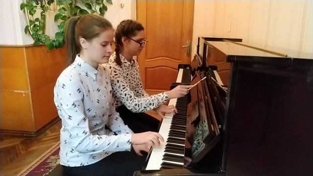 Соловьёва В., Форманюк А. фортепианный ансамбль Шклов ДШИ смотреть онлайн