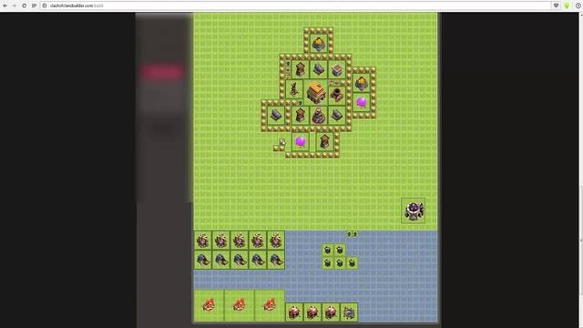 Как построить деревню в clash of clans TH 5 Clan War смотреть онлайн