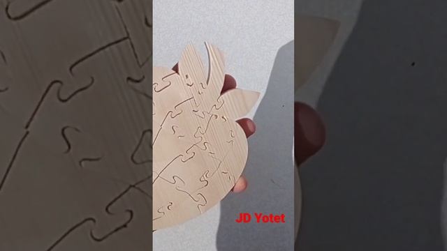 Деревянный пазл Яблоко. 30 days challenge. День 28. Своими руками из дерева. смотреть онлайн