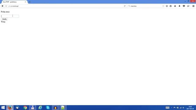 Kurs PHP - metoda POST - Formularz смотреть онлайн