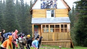 Шевалье заряжает.Лужба.Август 2012