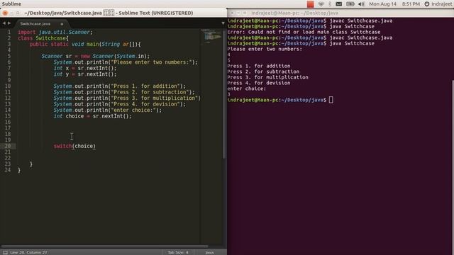 8. Switch case in java explained with example | Java | Hindi | Tech-Gram смотреть онлайн