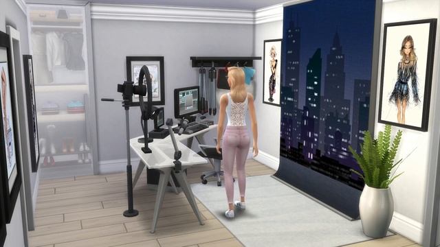 BEAUTY GURU FASHION INFLUENCER APARTMENT SIMS 4 |NO CC| Sims 4 Stop Motion Build смотреть онлайн