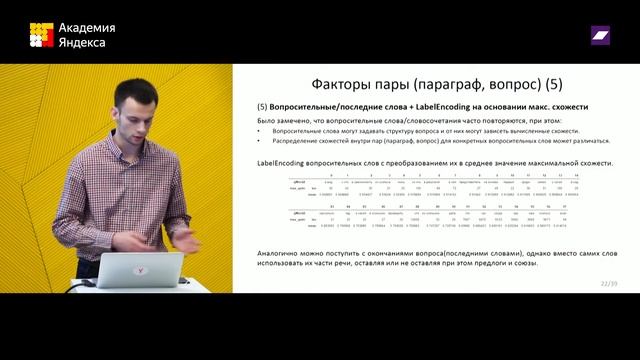 Sberbank Data Science Contest: определение релевантности вопроса параграфу — Александр Желубенков смотреть онлайн