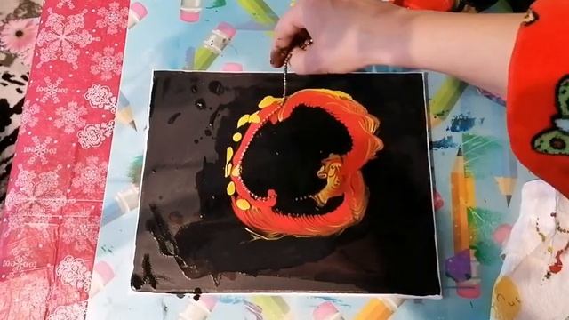 Fluid Art Draw together Flower Tutorialdrawing смотреть онлайн