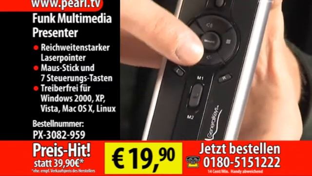 Funk Multimedia Presenter 2,4 GHz mit Mausfunktion смотреть онлайн
