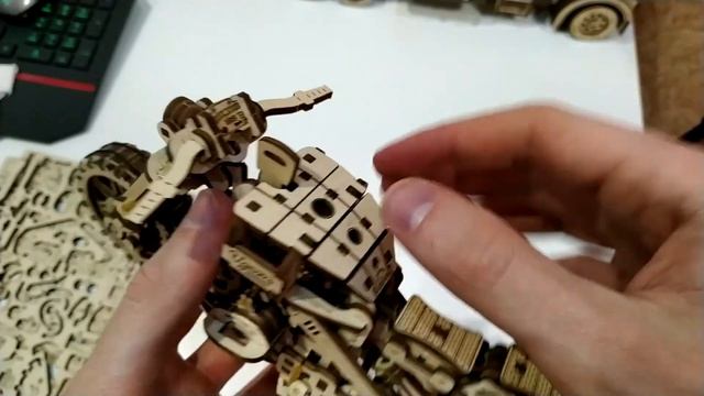 Сборка Мотоцикла Scrambler UGR-10 с Коляской от Ugears.