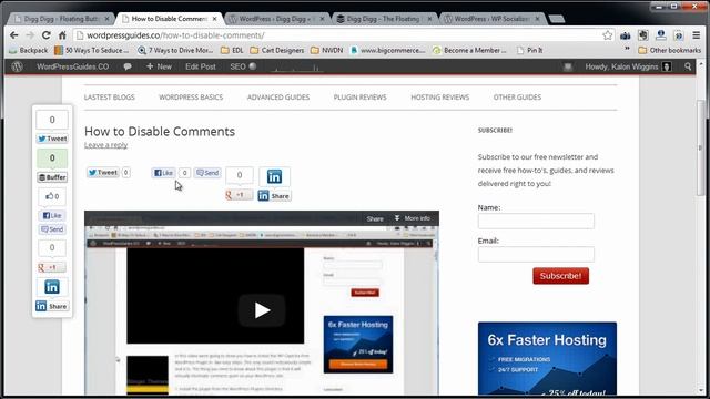 Digg Digg WordPress Plugin Review смотреть онлайн