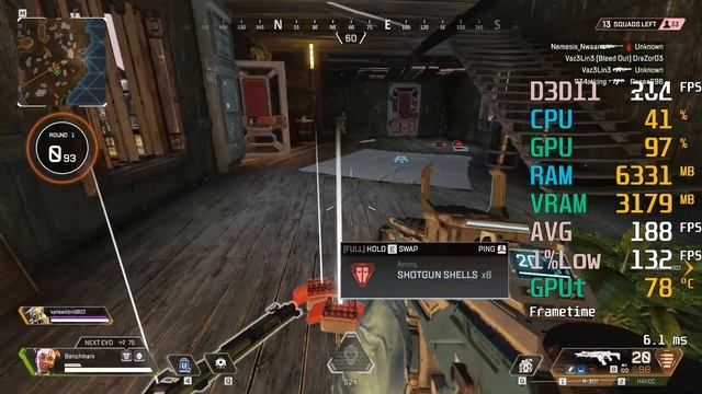 GeForce RTX 2060 -- Intel Core i5-10400F -- Apex Legends FPS Test смотреть онлайн