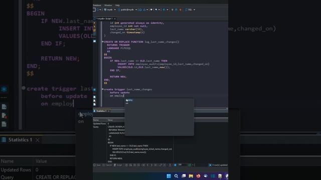 PostgreSQL Create Trigger смотреть онлайн