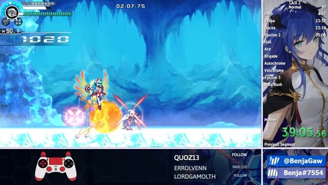 Gunvolt Chronicles: Luminous Avenger iX 2 - Normal Speedrun Guide смотреть онлайн
