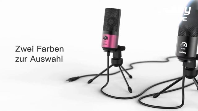 FIFINE USB Mikrofon - K669 - Perfekt für Streaming Broadcast, OBS und Teamspeak смотреть онлайн