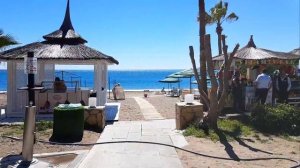 Пляж отеля Justiniano Club Alanya 4*   Окурджалар Аланья, Турция.