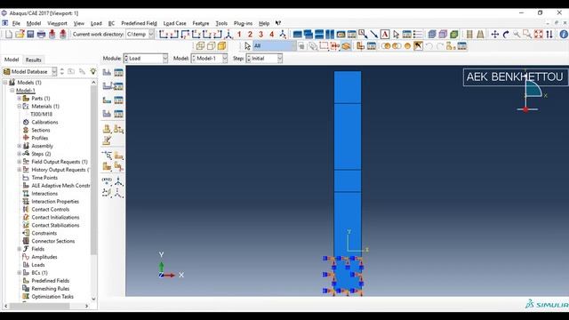 Tensile test of composite layup Materials using abaqus hashin's failure смотреть онлайн