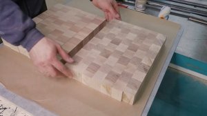 Торцевая разделочная доска. Изготовление своими руками