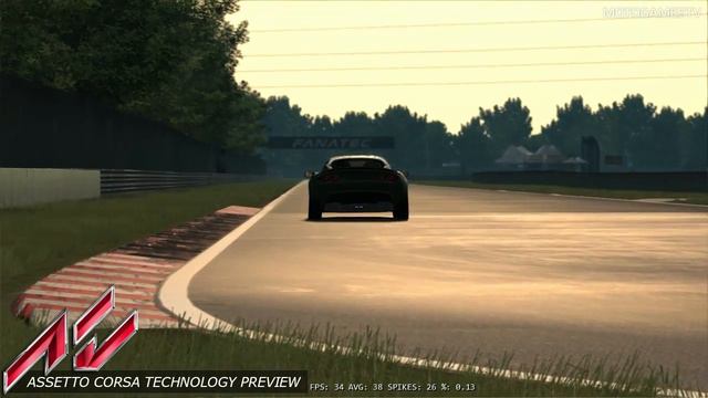 Assetto Corsa Technology Preview - Lotus Elise SC at Magione (Replay) смотреть онлайн