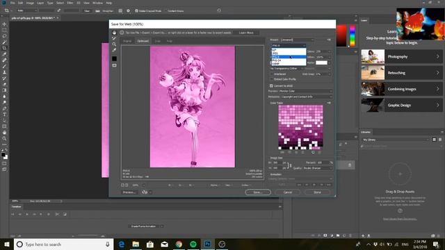 Adobe Photoshop Save an Image for Web смотреть онлайн