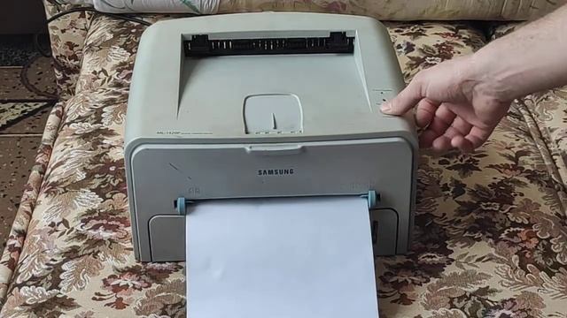 Работа Samsung ML-1520P смотреть онлайн