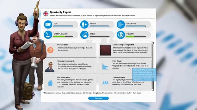 Democracy 4 | Quick Review | Political Simulator! смотреть онлайн
