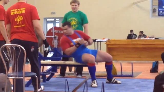 Чередов Павел - Жим лежа 230кг (ФПР) смотреть онлайн