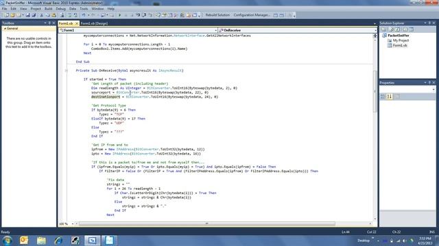 Visual Basic How To: Network Packet Scanner смотреть онлайн