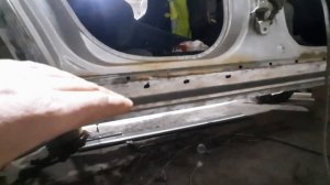 Hyundai Santa Fe замена стаканов, порогов, арок, пола