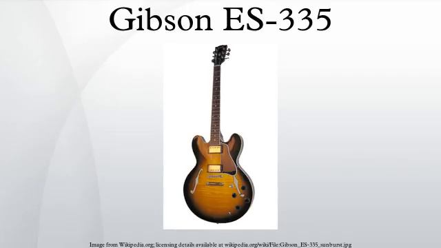 Gibson ES-335 смотреть онлайн