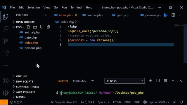 POO php parte 1 смотреть онлайн