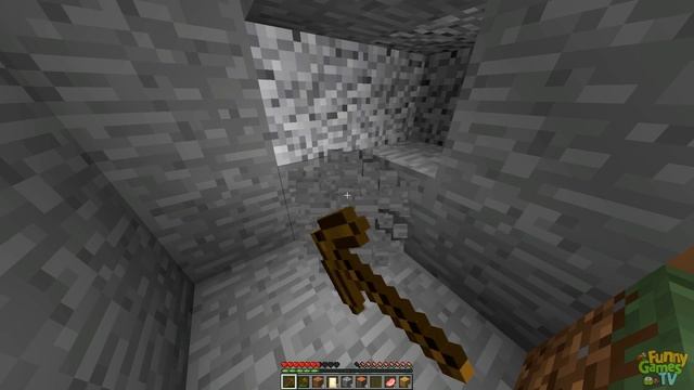 НУБик играет первый раз в Майнкрафт построил пол дома видео про Minecraft смотреть онлайн